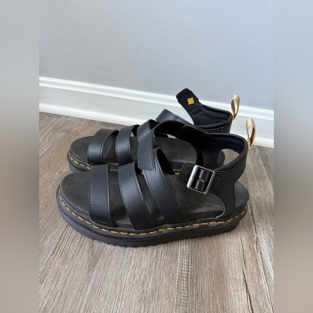 DR MARTEN VEGAN BLAIRE WOMEN'S FELIX GLADIATOR PLATFORM CHUNKY SANDALS SIZE 10 L - Picture 11 of 16